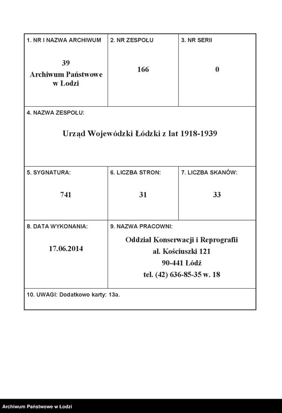 Obraz 1 z jednostki "Związek Rzemieślników Żydów m. Kutna i powiatu kutnowskiego"
