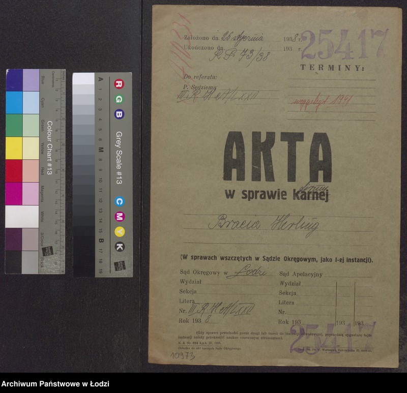 Obraz 2 z jednostki "Mendel Herling, Wolf Lejb Herling- sprzedaż skór"