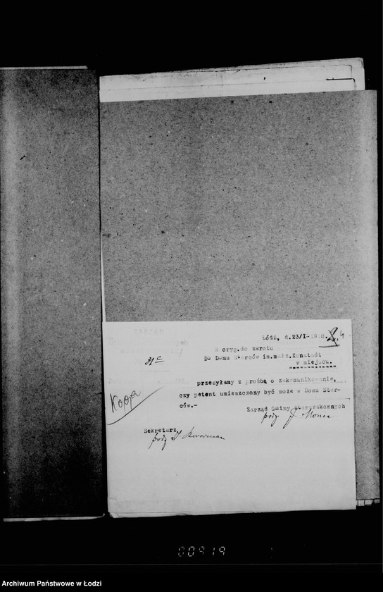 Obraz 8 z jednostki "Akta dotyczące podań różnych instytucji o subsydia"