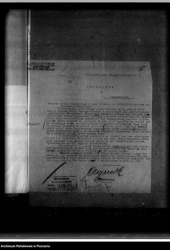 Obraz 9 z jednostki "Miasto Gniewkowo sprawy różne"