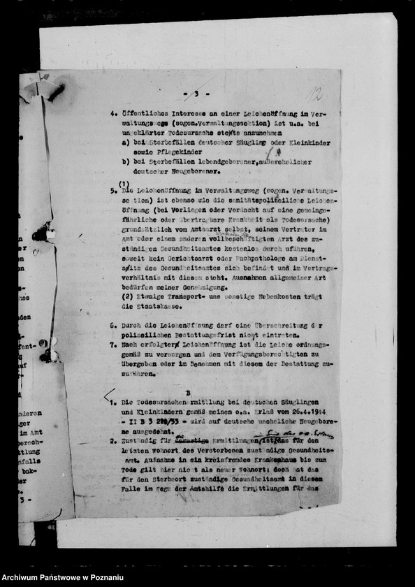 Obraz 16 z jednostki "Statistik der Gesundheitsämter über Todesursachen deutscher Kinder"