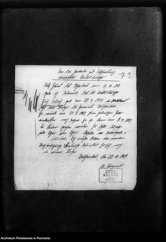 Obraz 13 z jednostki "Korespondencja w sprawie Niemców, którzy zginęli w 1939 roku w różnych powiatach"