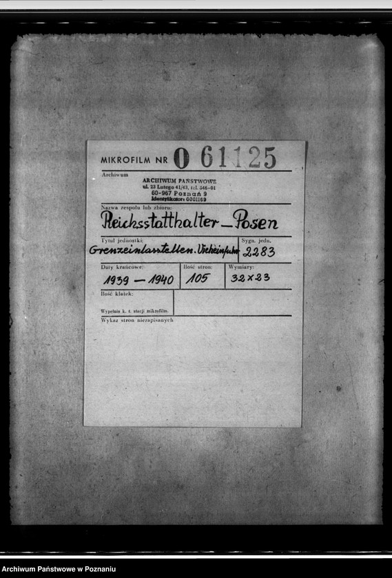 Obraz 2 z jednostki "Genzeinlasstellen. Vieheinfuhr"