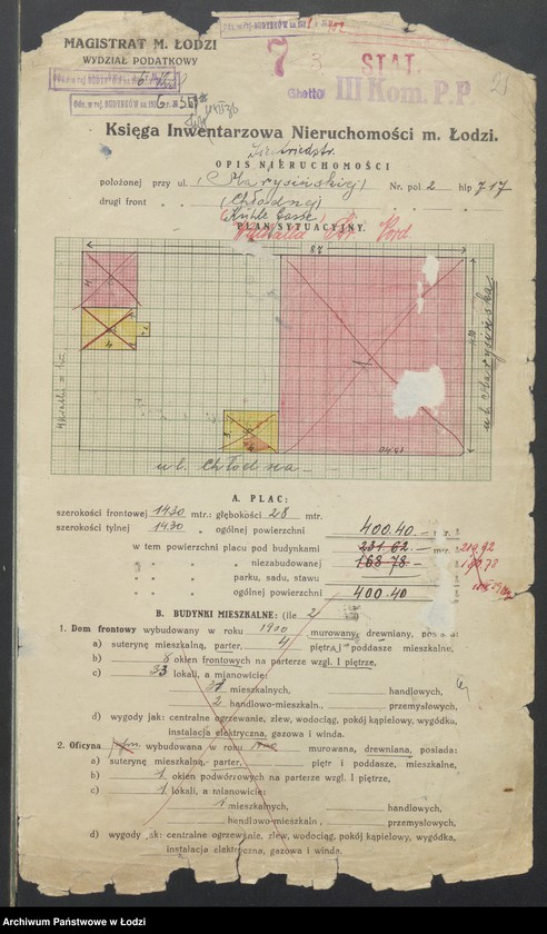 image.from.unit.number "Księga inwentarzowa nieruchomości m. Łodzi ul. Marysińska"