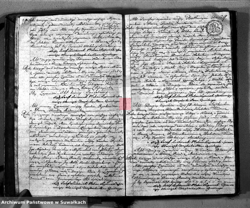image.from.unit.number "Księga Aktów Cywilnych Małżeństwa Gminy Leypuńskiej od Dnia pierwszego Maja 1808 zaczęta y do końca Dnia 1-o Maja 1809 R-u ukończona"