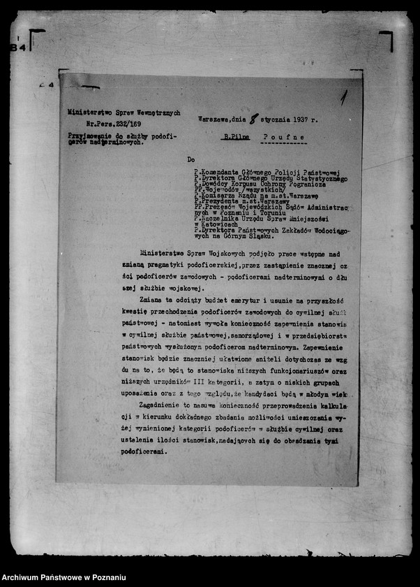 Obraz 5 z jednostki "Zbiór ogólników i zarządzeń Ministerstwa Spraw Wewnętrznych"