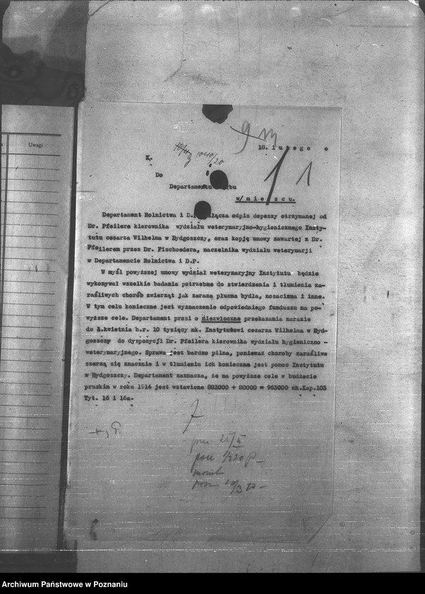 Obraz 5 z jednostki "Budżet - Państw. Naukowego Instytutu Rolniczego w Bydgoszczy rok 1921 - 1922"