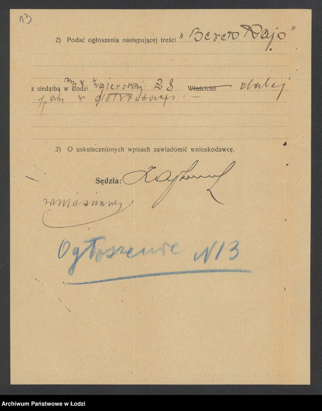 Obraz 15 z jednostki "Berek Rajs – sprzedaż szkła i fajansu"