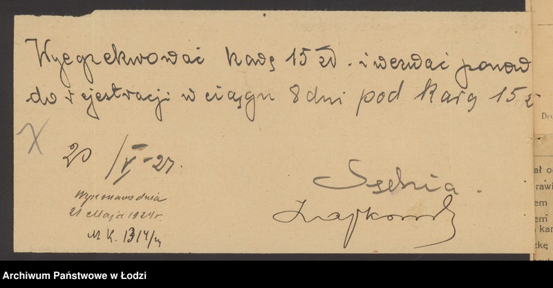 Obraz 9 z jednostki "Moszek Amzler- sprzedaż galanterii"