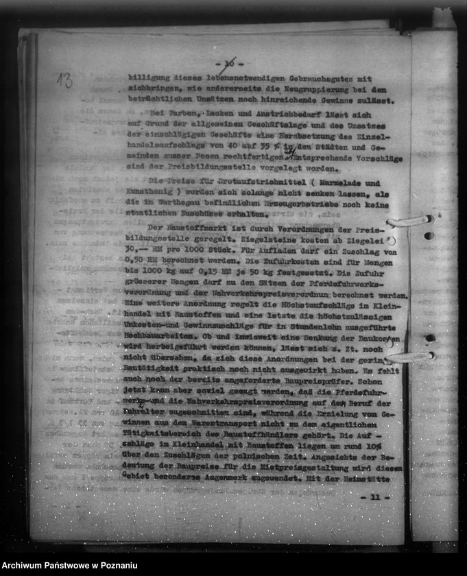 Obraz 17 z jednostki "Preisbildung und Preisüberwachung - [Preispolitische Lageberichte]"