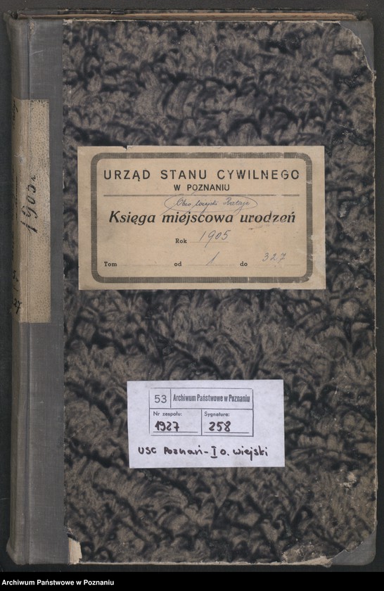 Obraz 2 z jednostki "Księga miejscowa urodzeń"