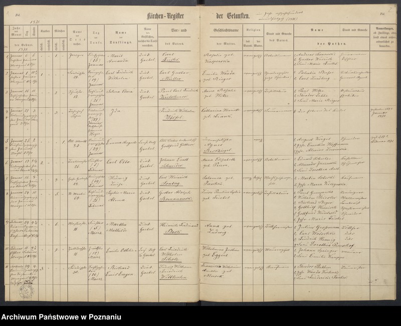 Obraz 4 z jednostki "[Akta urodzeń i chrztów, ślubów, zgonów]"