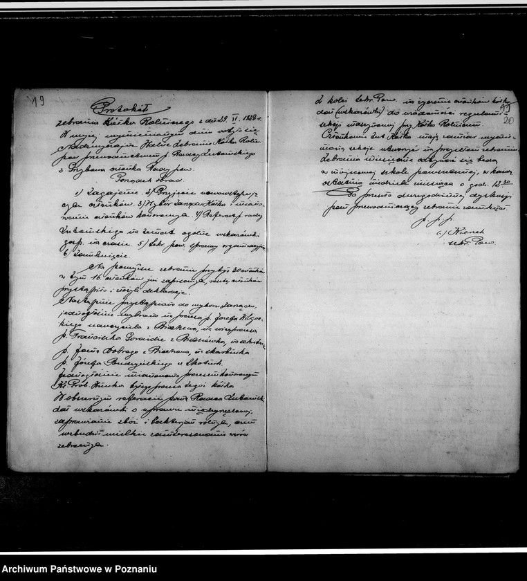 Obraz 16 z jednostki "Protokólarz zebrań"