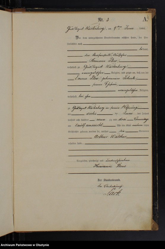 image.from.unit.number "Geburts-Haupt-Register Nr 1 - 9"