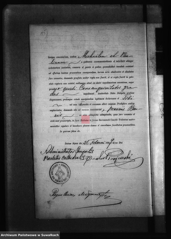 image.from.unit.number "Dokumenty brakosočetavšichsja lic w Berzniskom Rimsko- Katoličeskom Prichodskom Kostele v 1897 godu"