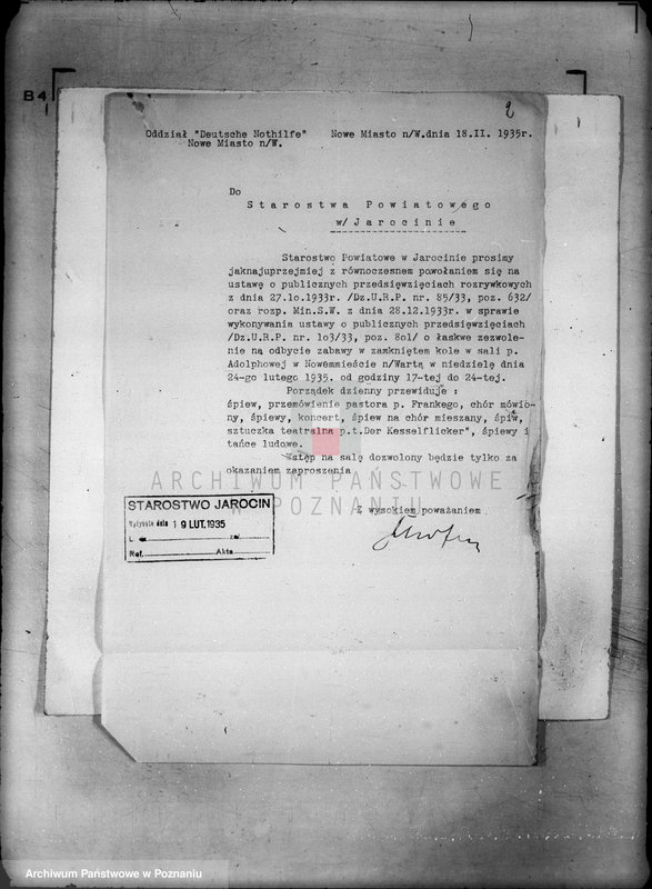 Obraz 6 z jednostki "/Niemieckie Towarzystwo Dobroczynności Społecznej w Poznaniu/"