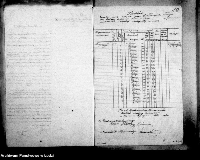Obraz 12 z jednostki "Akta tyczące się pożyczki Franciszka Traegera"