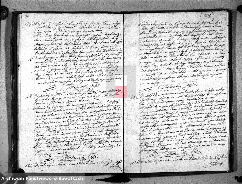 image.from.unit.number "Duplikat Akta Urzędnika Stanu Cwilnego Wyznania Moyżeszowego Okręgu Suwalskiego i Jeleniewskiego Urodzonych z roku 1833"