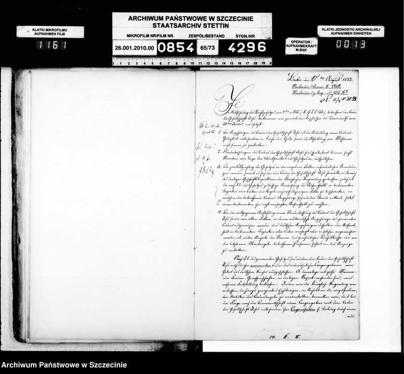 Obraz 13 z jednostki "Verbot des Besuchs auswärtiger Jesuiten-Institute und Zurückweisung jesuitischer Geistlichen und Lehrer und deren Beaufsichtigung"