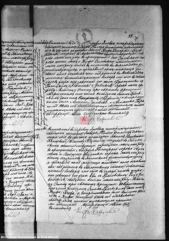 image.from.unit.number "Akta urodzeń wyznania rzymsko-katolickiego parafii w Janówce z lat 1890-1893"
