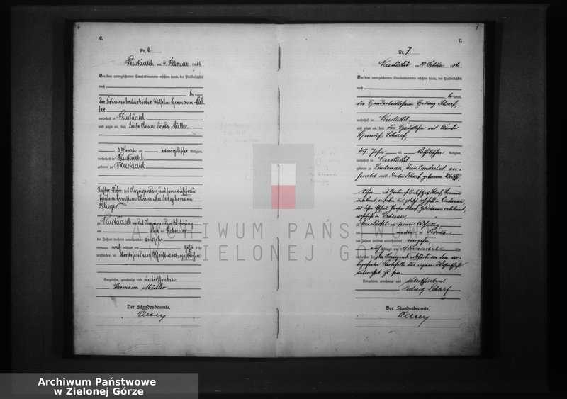 Obraz 8 z jednostki "Sterbe-Haupt-Register 1914 vol. I"