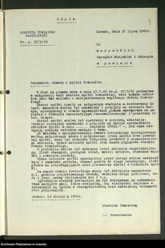 Obraz 6 z jednostki "[Obwody i spółki łowieckie]"