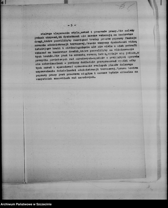 image.from.unit.number "Informacja o przebiegu narad partyjno-służbowych w prezydiach powiatowych rad narodowych poświęconych realizacji uchwały listopadowego plenum Komitetu Wojewódzkiego Polskiej Zjednoczonej Partii Robotniczej z 1965 r."