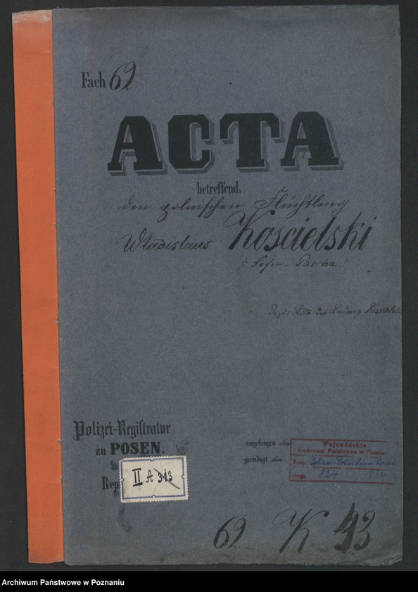 Obraz 2 z jednostki "A. betr. Wladislaus Kościelski /Sefer Pascha/"