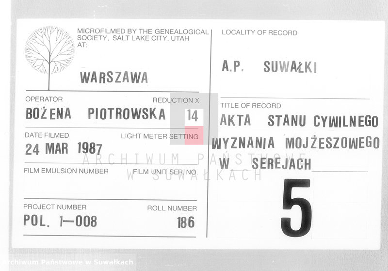 image.from.unit.number "Dokumenty o brakočetavšichsja evrejach v Serejskom božničnom Okruge za 1905 god       ."