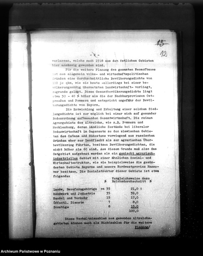 Obraz 16 z jednostki "Plany, korespondencja i statystyka w zakresie planowania przestrzennego w Kraju Warty"