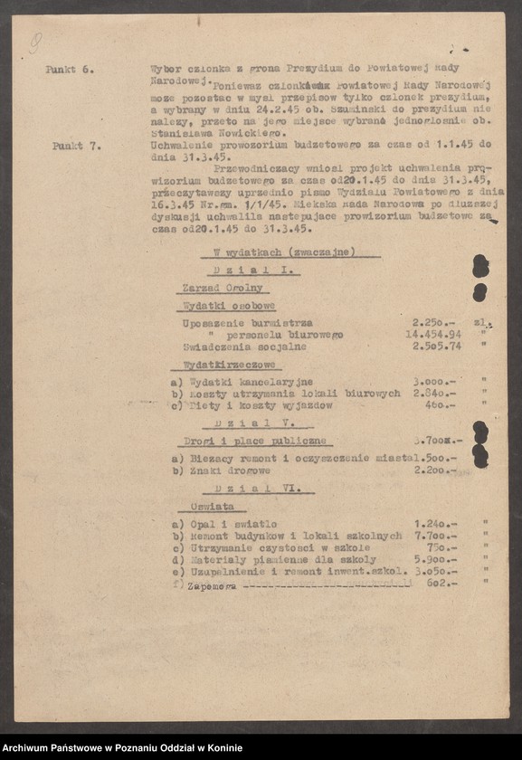 image.from.unit.number "Protokoły posiedzeń [Miejskiej Rady Narodowej]"