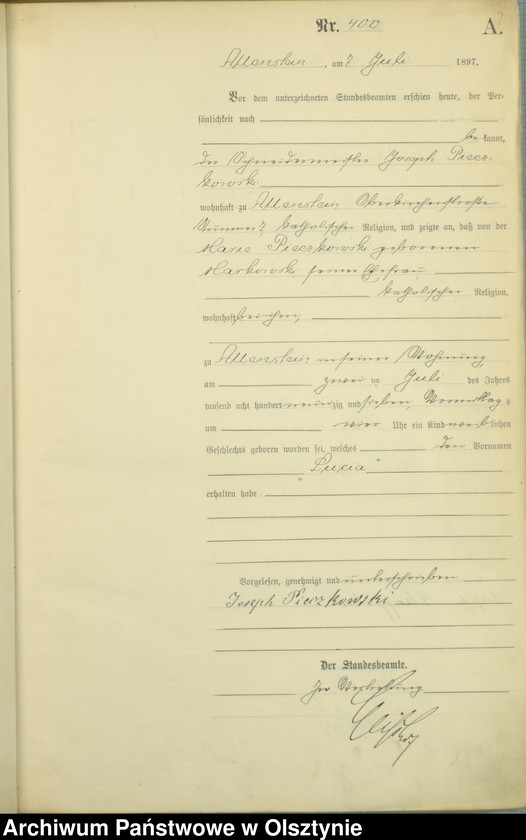 image.from.unit.number "Geburts-Haupt-Register Tom II,Nr 400 - 789"