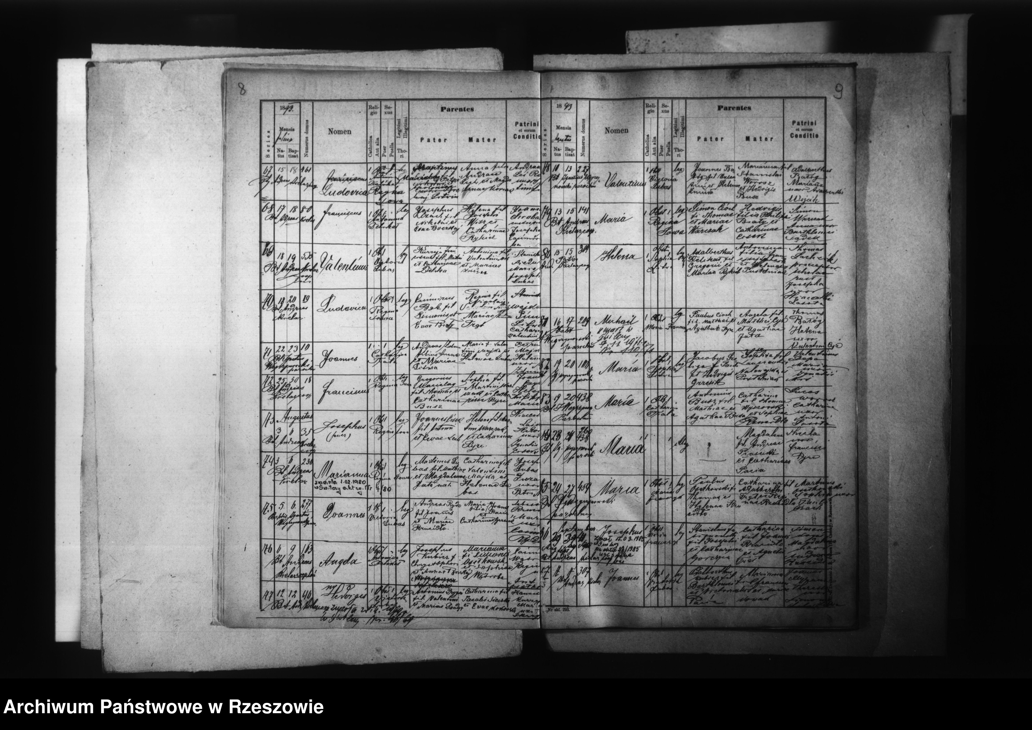 Skan z jednostki: Księga urodzeń, małżeństw i zgonów - Świlcza, Rudna Wielka, Rudna Mała (Rejtarada), Rogoźnica, Woliczka