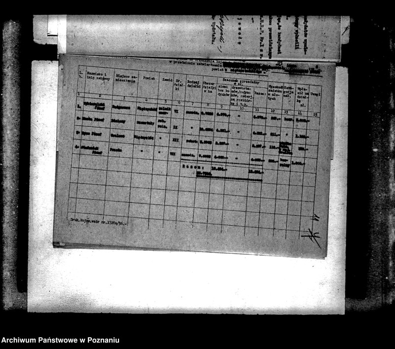 Obraz 16 z jednostki "Operat szacunkowy parcelowanego majątku Gorzycko-Stare powiatu międzychodzkiego"