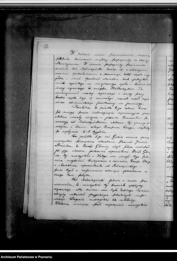 Obraz 16 z jednostki "Protokoły zebrań Zarządu Okręgu Poznańskiego"