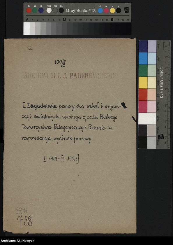 image.from.unit.number "Sprawy pomocy dla szkół i organizacji oświatowych; rezolucja zjazdu Polskiego Towarzystwa Pedagogicznego. Korespondencja, podania, wycinek prasowy. "Dziennik Pomorski", 14 III 1920 nr 61"