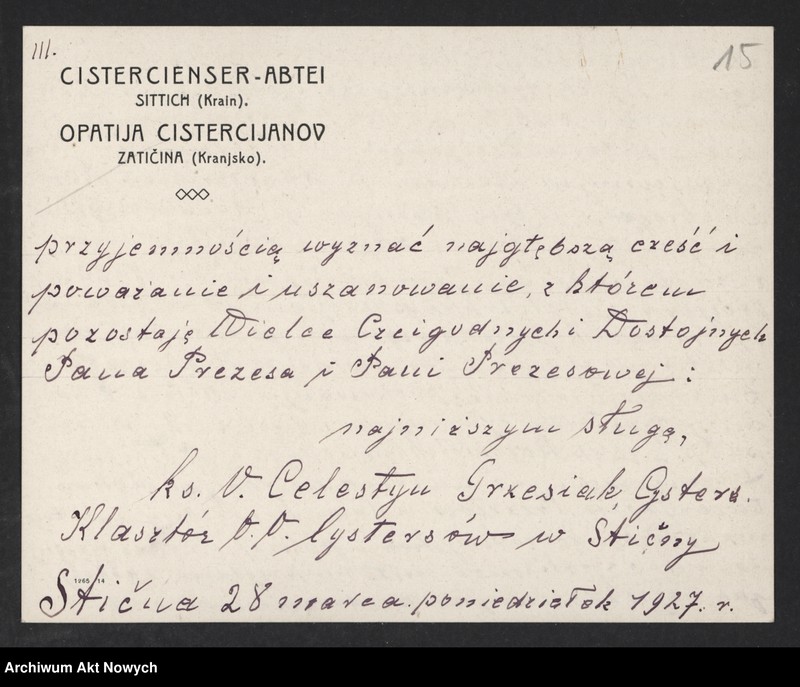 image.from.unit.number "Grzechowska Bronisława - Guliński Ignacy; L.8-22, Grzymała-Siedlecki Adam; 1 fotografia"