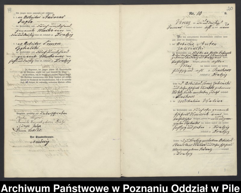 Obraz 13 z jednostki "Księga małżeństw"