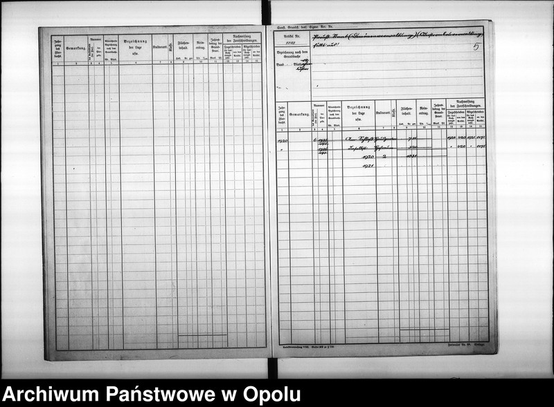 Obraz 9 z jednostki "Mutterrolle des Gemeindebezirks Oppeln 6ter Band, enthaltend die Artikel von Nr 1501 bis Nr 1800"