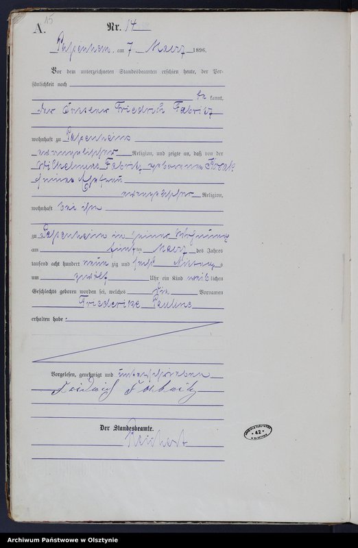 image.from.unit.number "Geburts-Haupt-Register Nr 1 - 87"