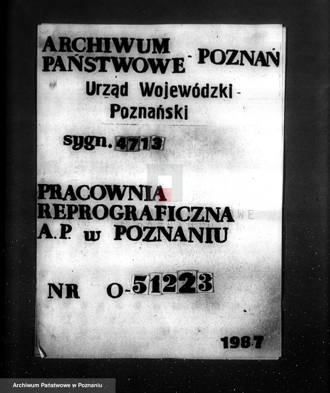 Obraz 1 z jednostki "Majętność Gościejewo pow. obornicki własność R. Risto nr woj. kotła 5995"