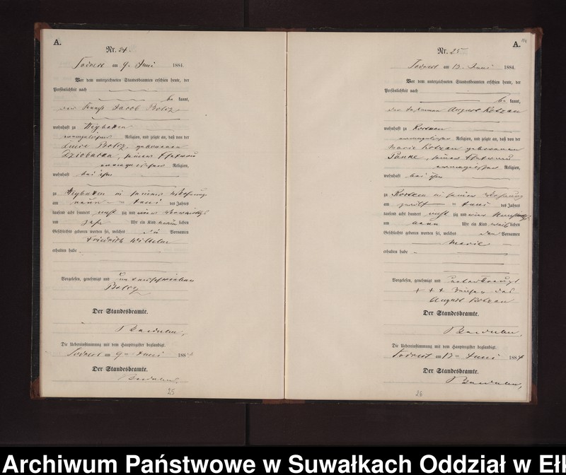 image.from.unit.number "Geburts-Neben-Register des Preussischen Standes-Amtes Neuhoff Kreis Loetzen"