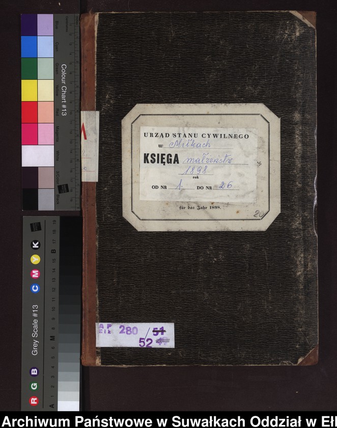 image.from.unit.number "Heiraths-Neben-Register des Preussischen Standes-Amtes Rydzewen Kreis Loetzen"