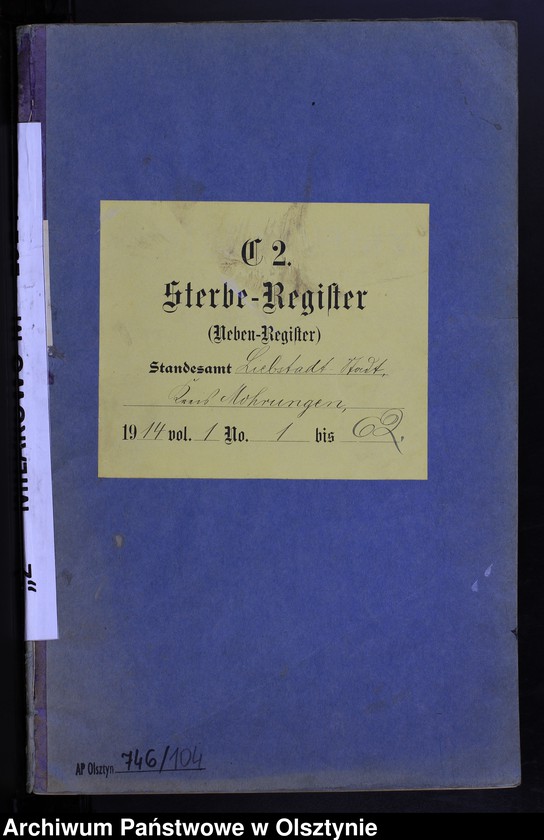 image.from.unit.number "Sterbe-Neben-Register Nr 1 - 62"