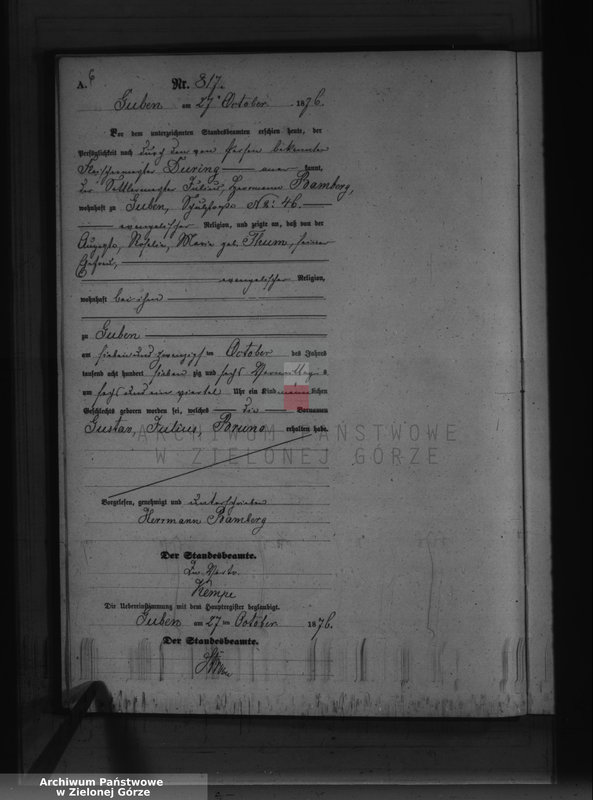 image.from.unit.number "Geburts-Neben-Register, Band III von No 812 bis No 980"