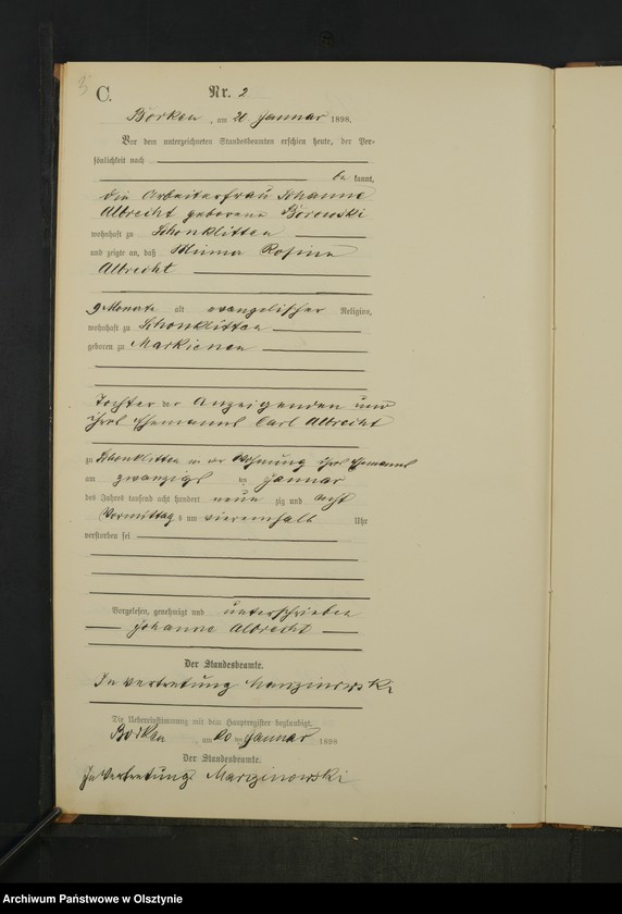 image.from.unit.number "Sterbe-Neben-Register Nr 1 - 21"