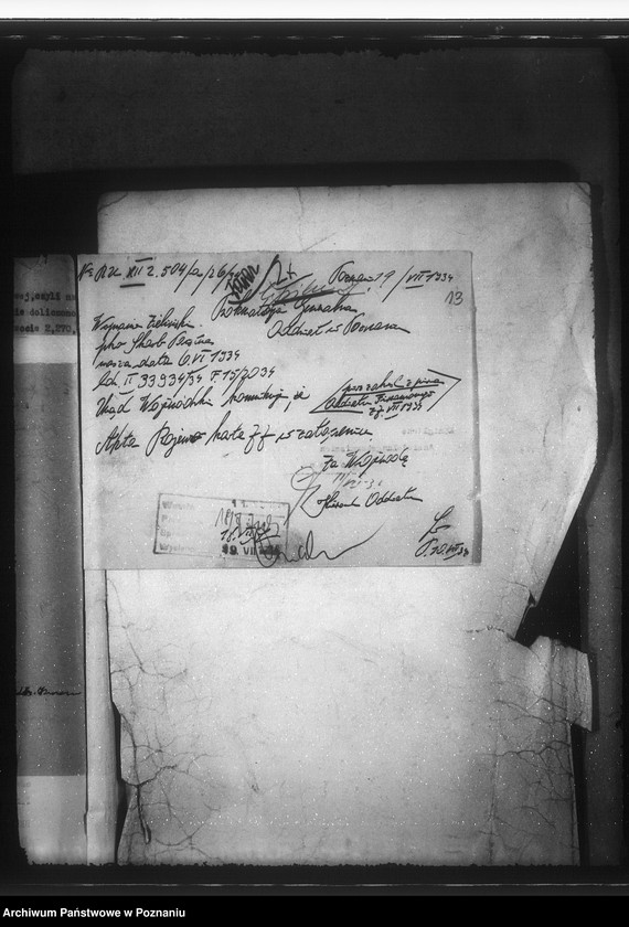 Obraz 17 z jednostki "Przerachowanie hipoteki ciążącej na nieruchomości Rojewo karta 77 Franciszek Zieliński"