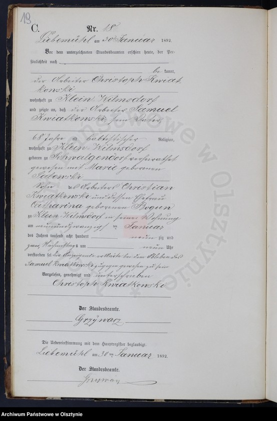 image.from.unit.number "Sterbe-Neben-Register Nr 1 - 101"