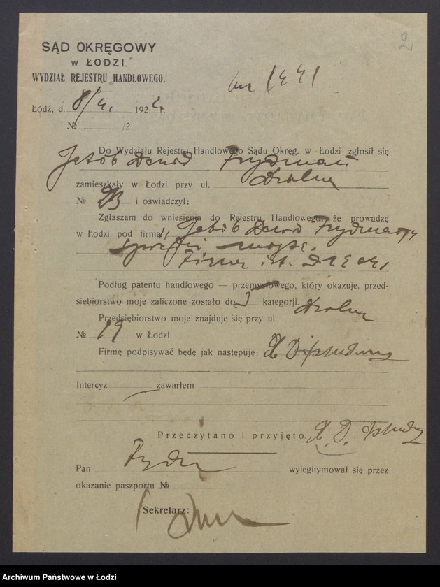 Obraz 4 z jednostki "Frydrych Jakób Dawid - sklep rzeźniczy"