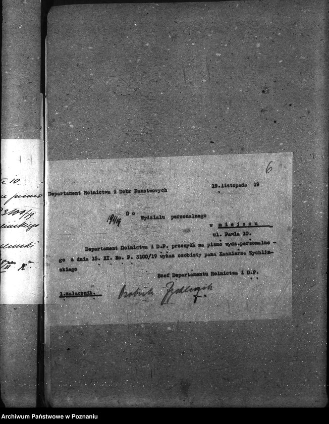 Obraz 10 z jednostki "Sprawy osobowe Komisja Generalna - personalne ogólne"